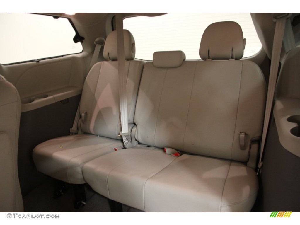 2012 Toyota Sienna XLE AWD Rear Seat Photo #100577531