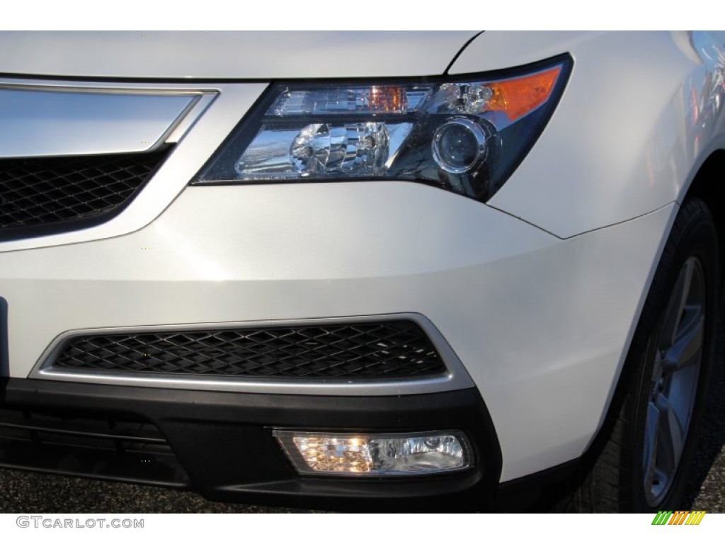 2012 MDX SH-AWD Technology - Aspen White Pearl II / Parchment photo #30