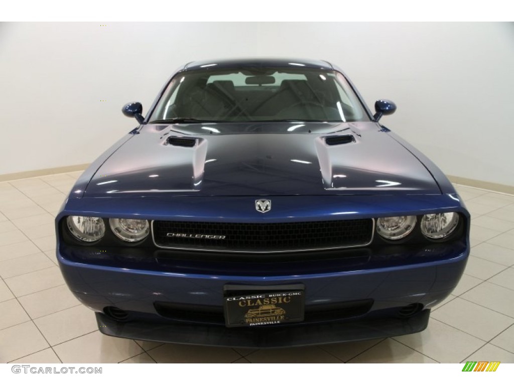 2009 Challenger SE - Deep Water Blue Pearl Coat / Dark Slate Gray photo #2