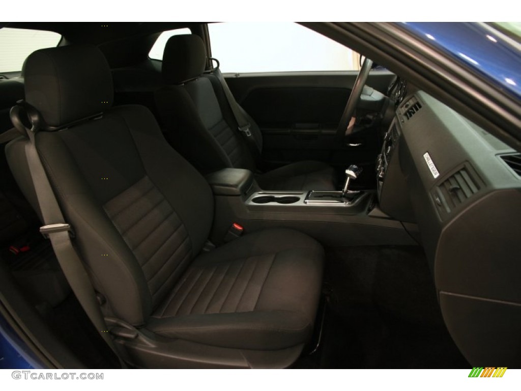 2009 Challenger SE - Deep Water Blue Pearl Coat / Dark Slate Gray photo #12