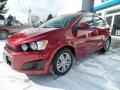 Crystal Red Tintcoat 2013 Chevrolet Sonic LT Sedan