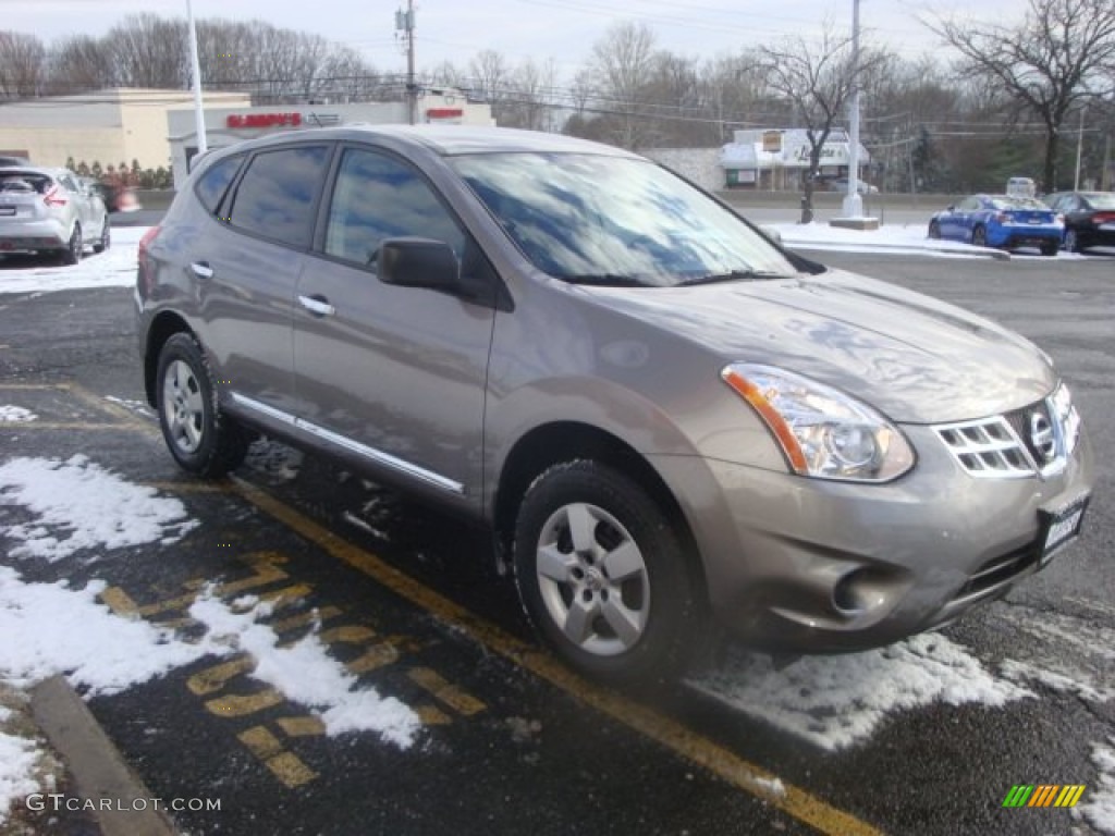 2011 Rogue S AWD - Gotham Gray Metallic / Black photo #3