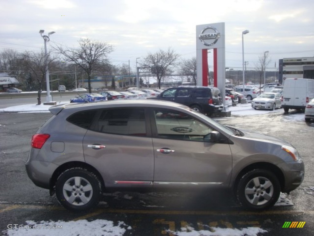 2011 Rogue S AWD - Gotham Gray Metallic / Black photo #4