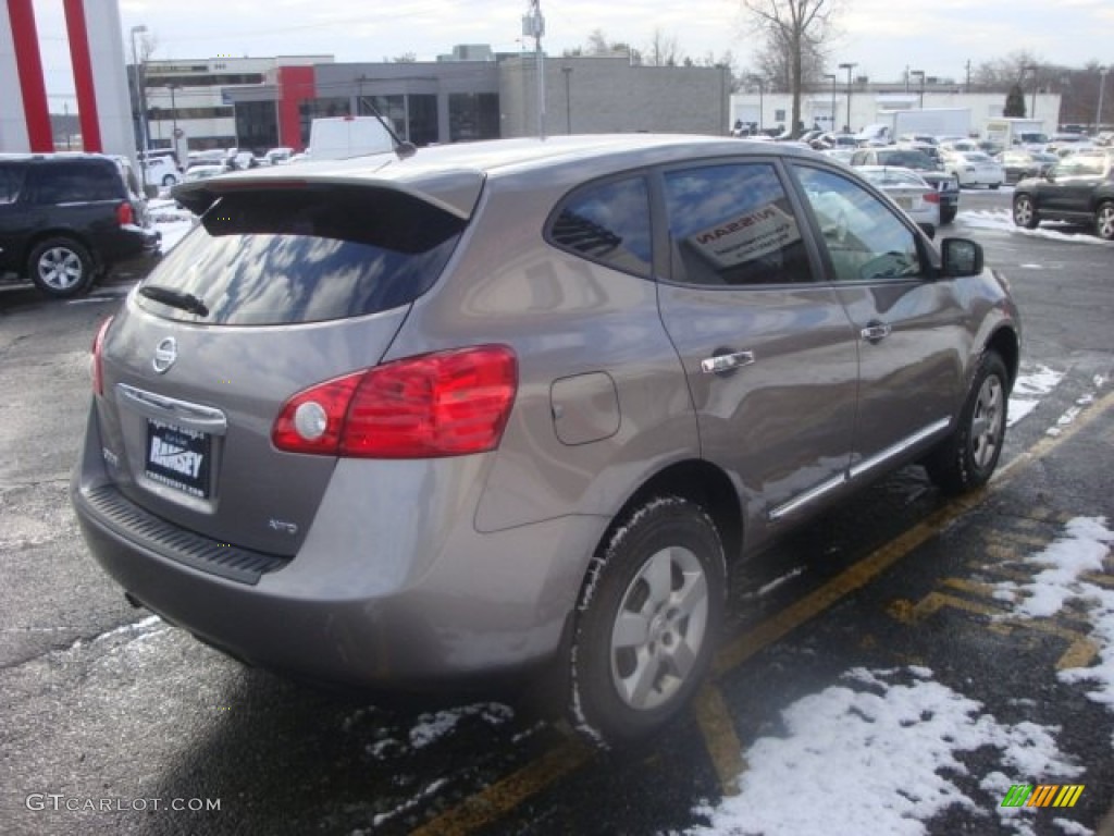 2011 Rogue S AWD - Gotham Gray Metallic / Black photo #5