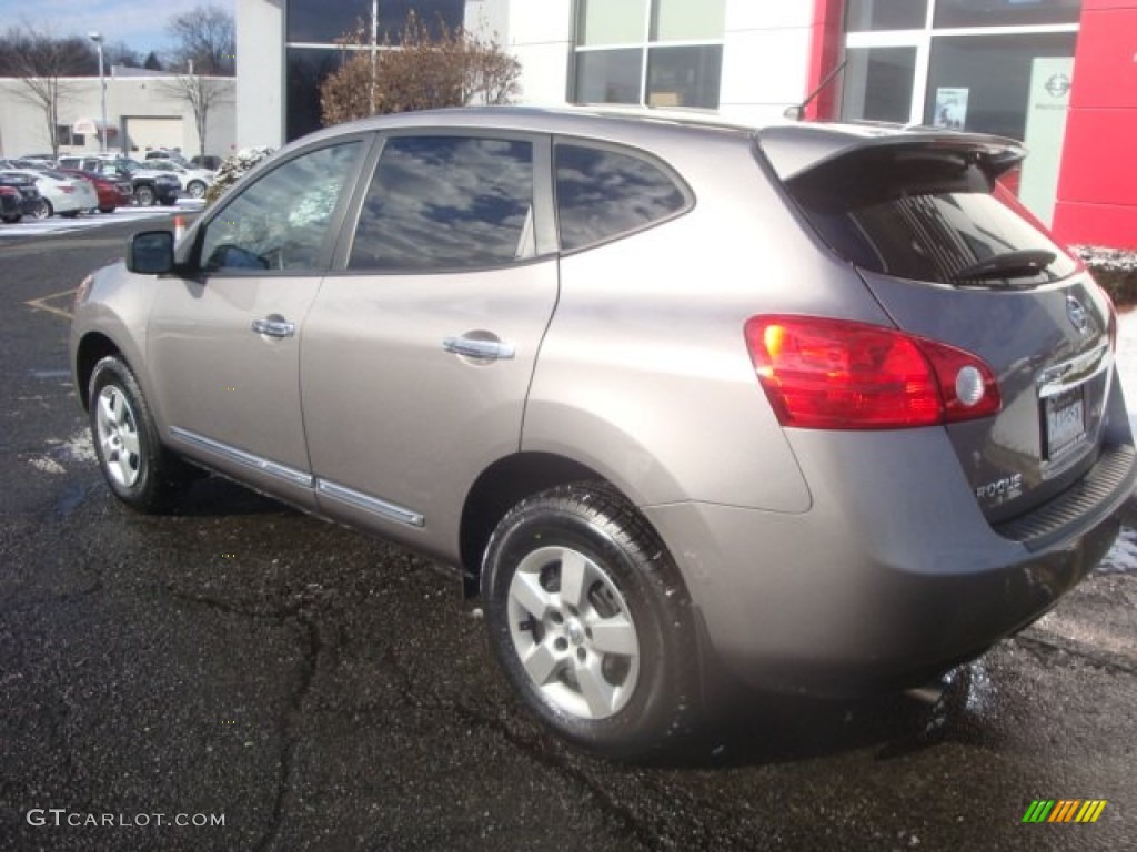 2011 Rogue S AWD - Gotham Gray Metallic / Black photo #7
