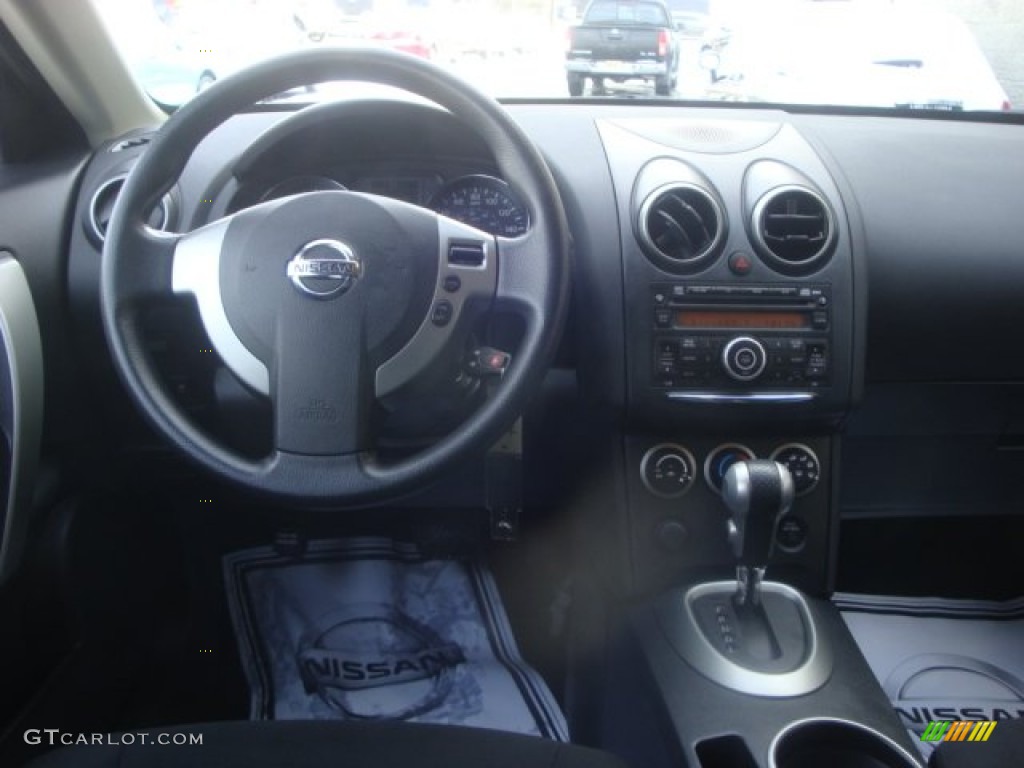 2011 Rogue S AWD - Gotham Gray Metallic / Black photo #11