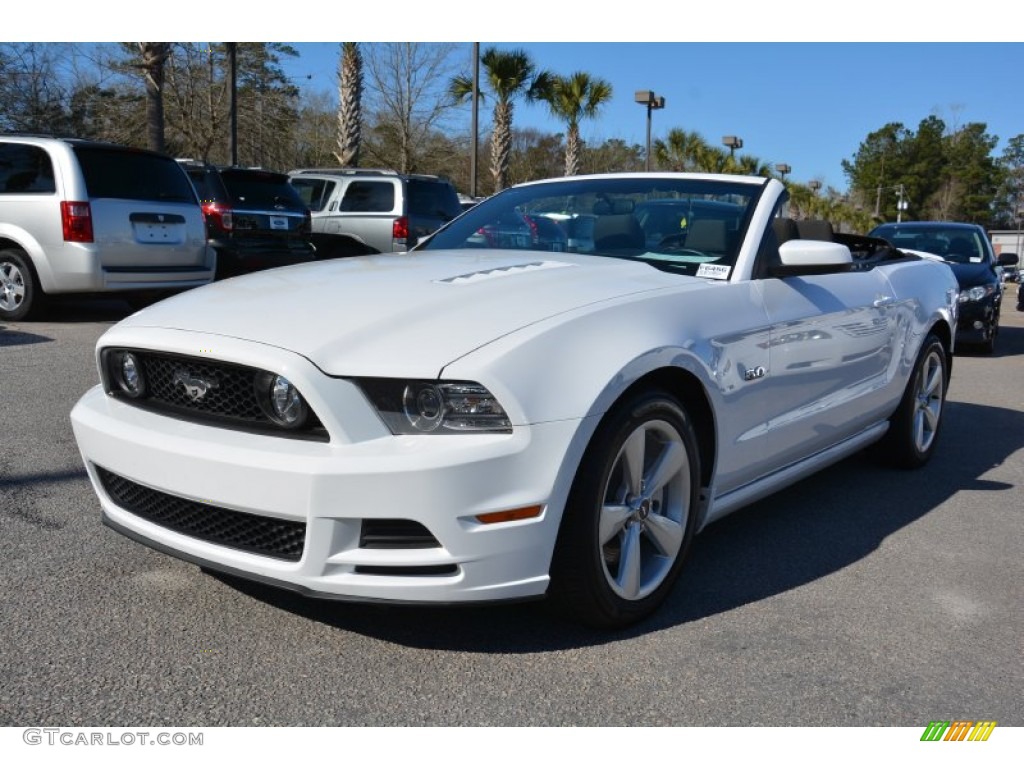 Oxford White 2014 Ford Mustang GT Convertible Exterior Photo #100586198