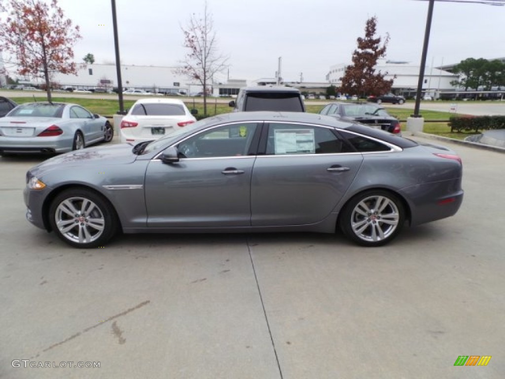Lunar Grey Metallic 2015 Jaguar XJ XJL Portfolio Exterior Photo #100586438