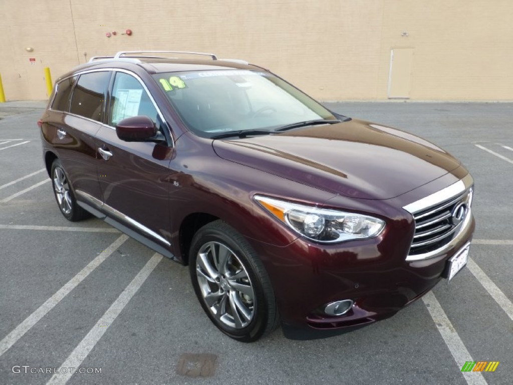 2014 QX60 3.5 AWD - Midnight Garnet / Graphite photo #1