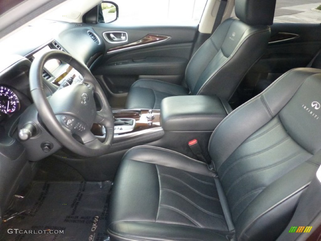 2014 QX60 3.5 AWD - Midnight Garnet / Graphite photo #5