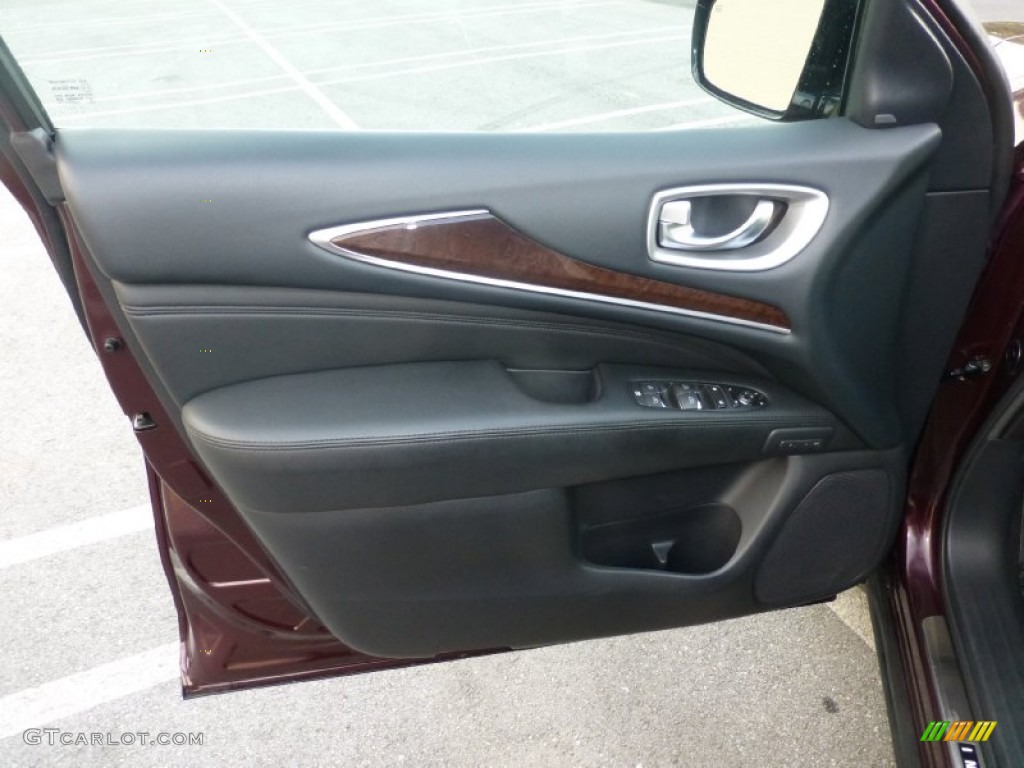 2014 QX60 3.5 AWD - Midnight Garnet / Graphite photo #19