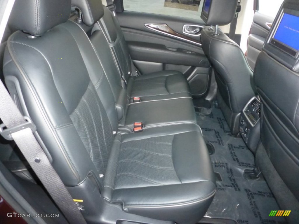 2014 QX60 3.5 AWD - Midnight Garnet / Graphite photo #24