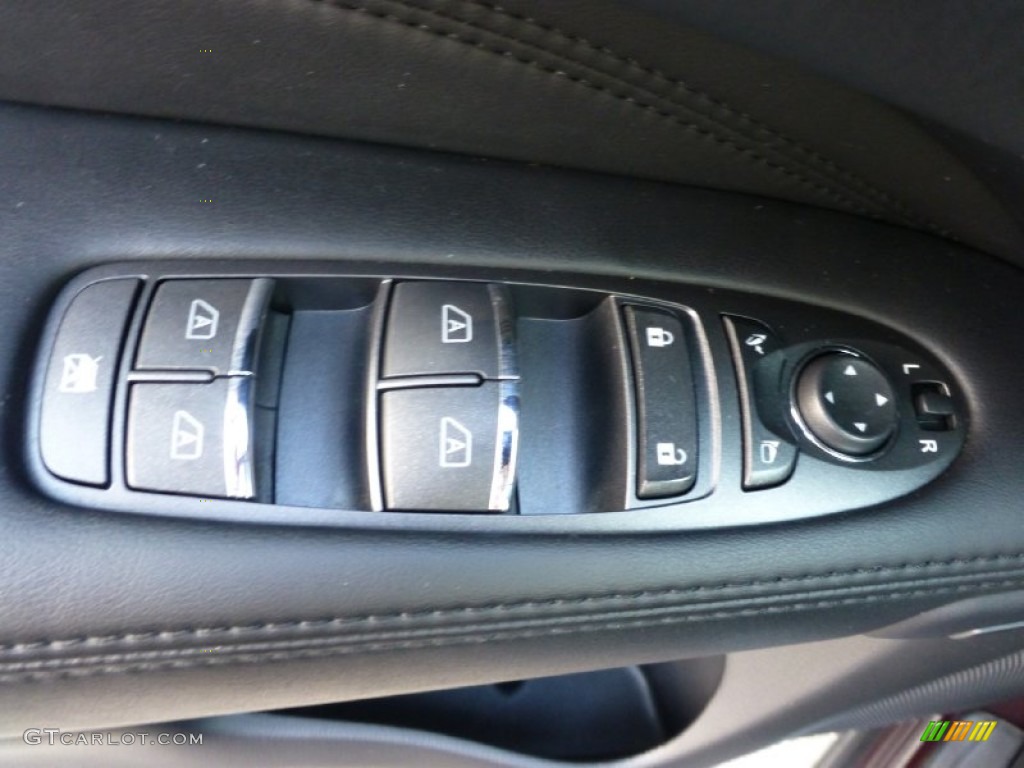 2014 QX60 3.5 AWD - Midnight Garnet / Graphite photo #34