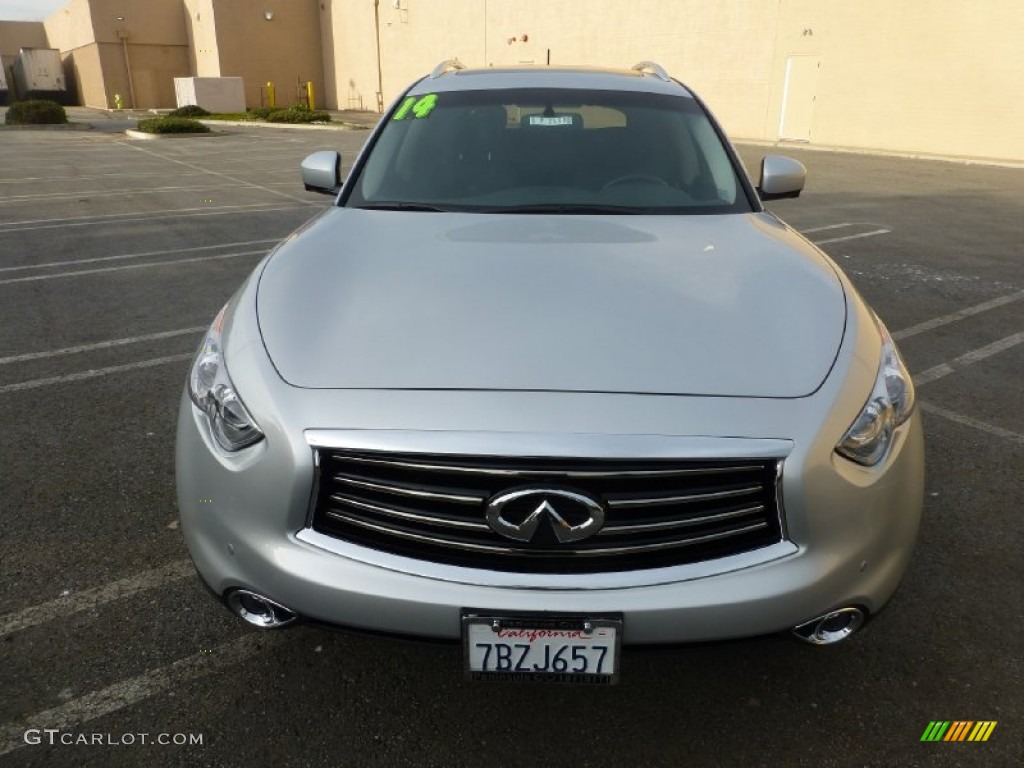 2014 QX70 AWD - Liquid Platinum / Graphite photo #2