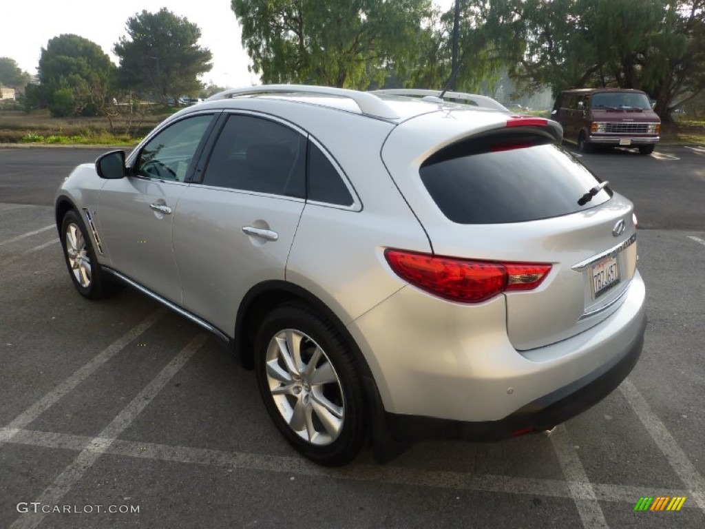 2014 QX70 AWD - Liquid Platinum / Graphite photo #3