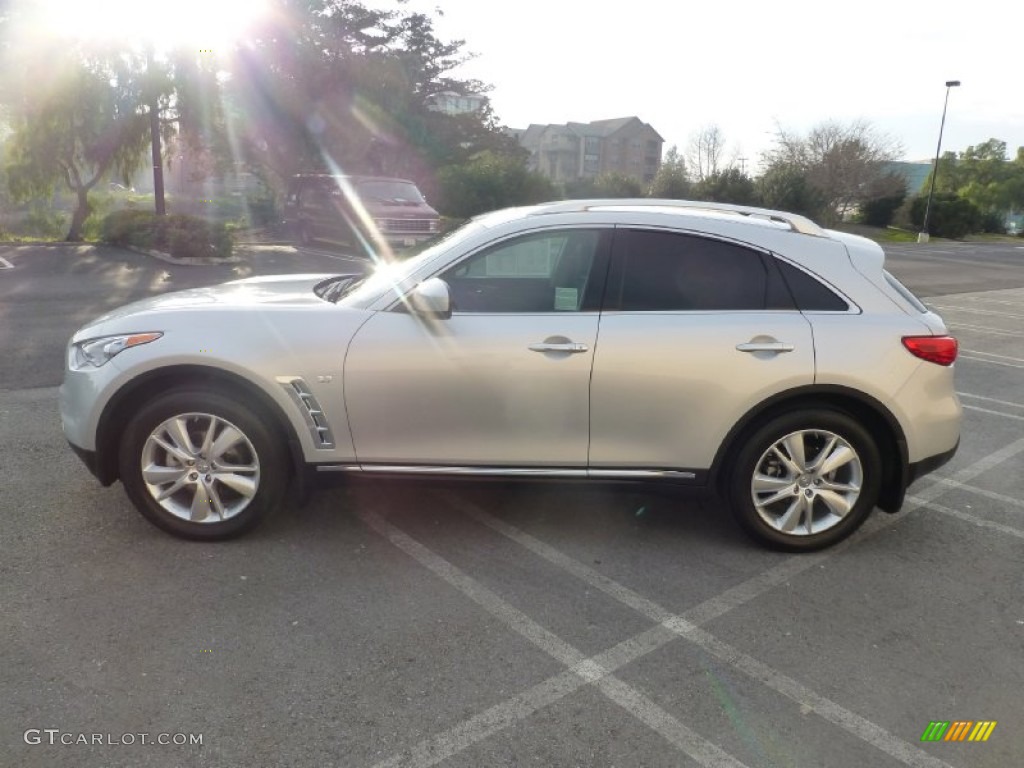 2014 QX70 AWD - Liquid Platinum / Graphite photo #11