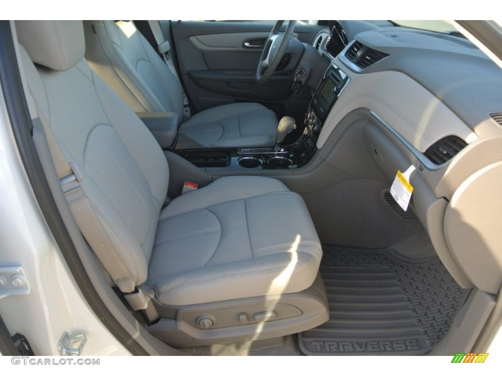 2015 Traverse LT - White Diamond Tricoat / Dark Titanium/Light Titanium photo #19