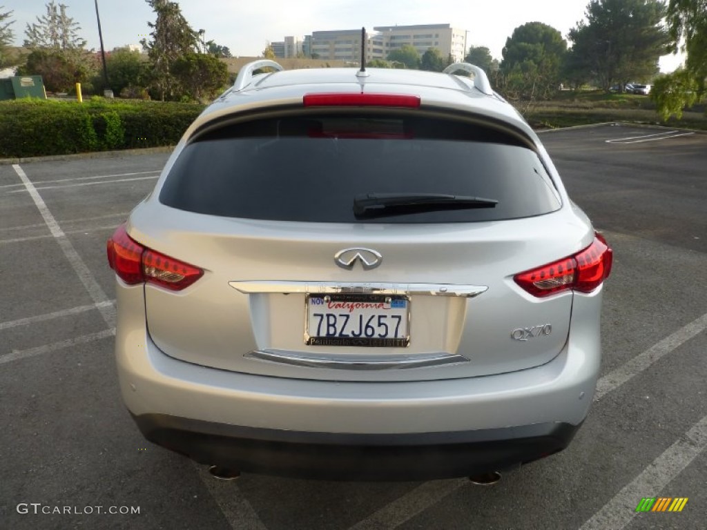 2014 QX70 AWD - Liquid Platinum / Graphite photo #13