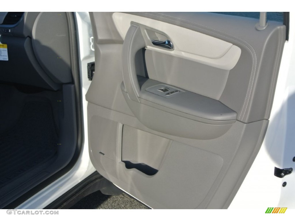 2015 Traverse LT - White Diamond Tricoat / Dark Titanium/Light Titanium photo #20