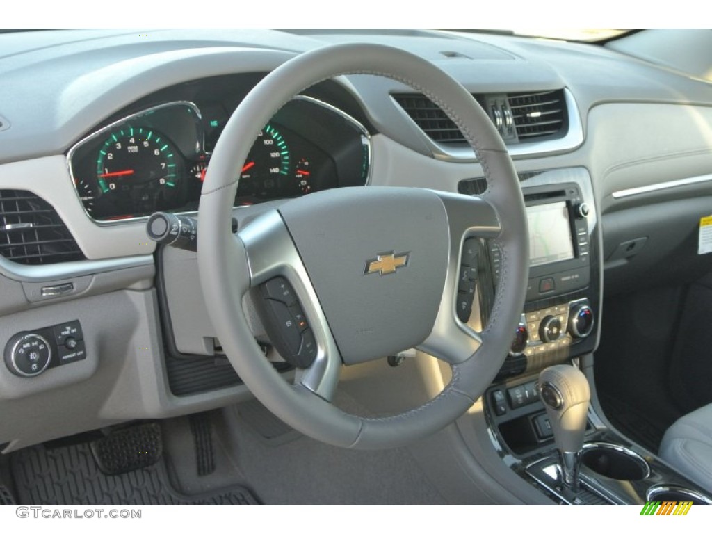 2015 Traverse LT - White Diamond Tricoat / Dark Titanium/Light Titanium photo #23