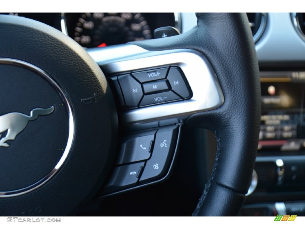 2015 Mustang EcoBoost Coupe - Magnetic Metallic / Ebony photo #19