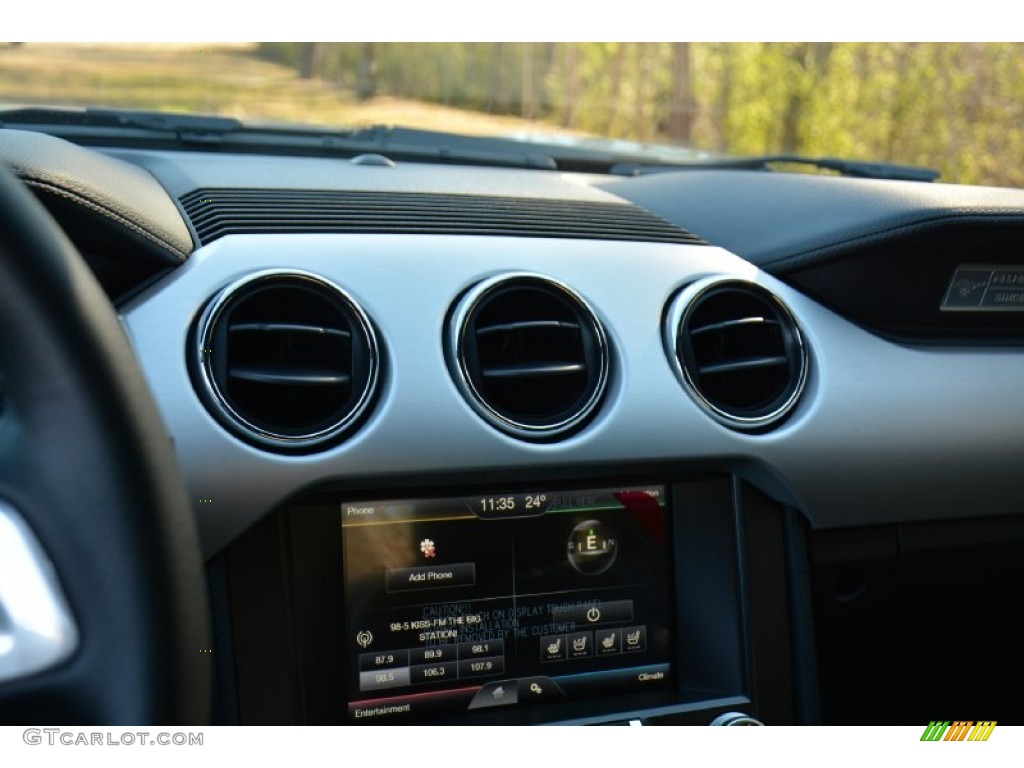 2015 Mustang EcoBoost Coupe - Magnetic Metallic / Ebony photo #20