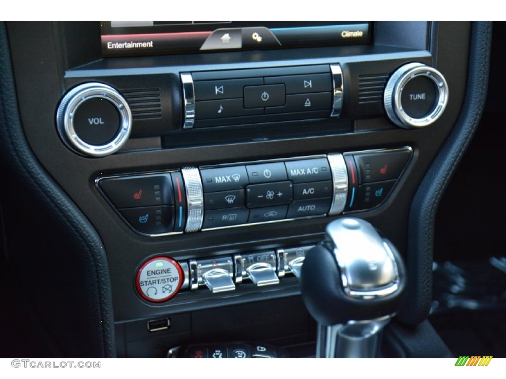 2015 Mustang EcoBoost Coupe - Magnetic Metallic / Ebony photo #23