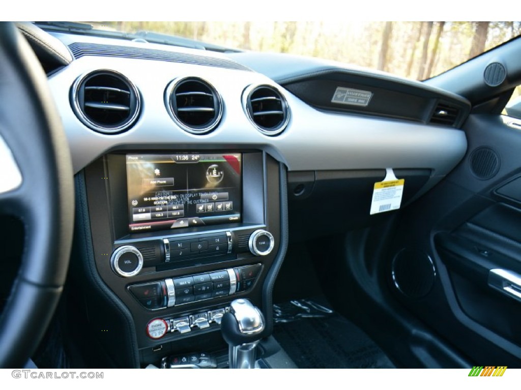 2015 Mustang EcoBoost Coupe - Magnetic Metallic / Ebony photo #25