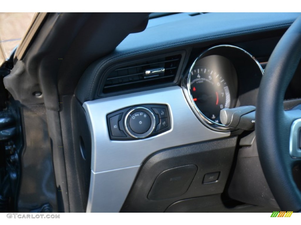 2015 Mustang EcoBoost Premium Coupe - Magnetic Metallic / Dark Saddle photo #17