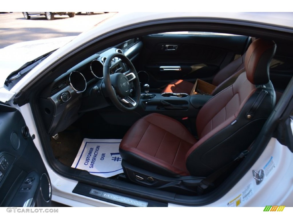 2015 Mustang GT Premium Coupe - Oxford White / Dark Saddle photo #10