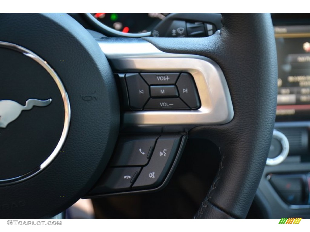 2015 Mustang GT Premium Coupe - Oxford White / Dark Saddle photo #22