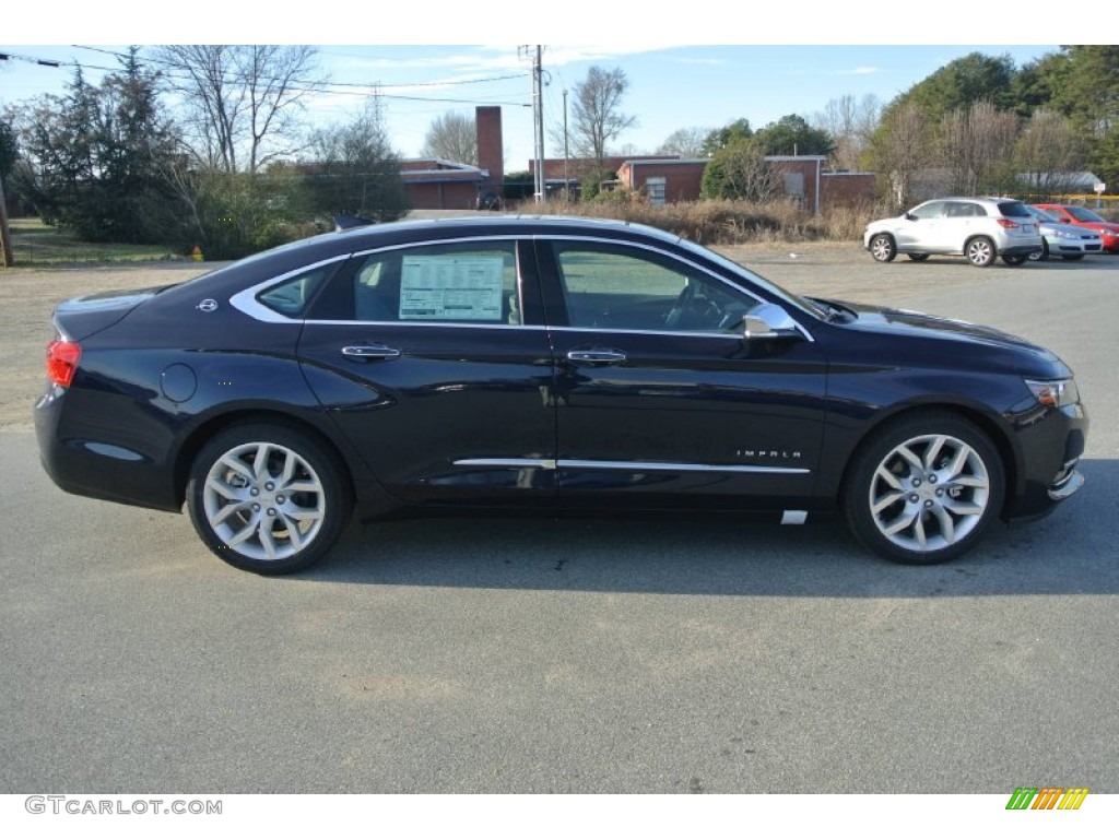 2015 Impala LTZ - Blue Velvet Metallic / Jet Black/Dark Titanium photo #6