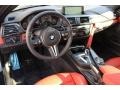 Sakhir Orange/Black 2015 BMW M4 Coupe Interior Color