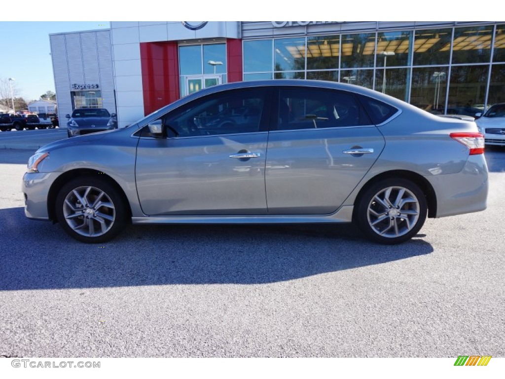 2014 Sentra SV - Brilliant Silver / Charcoal photo #2