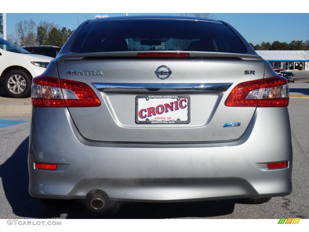2014 Sentra SV - Brilliant Silver / Charcoal photo #4