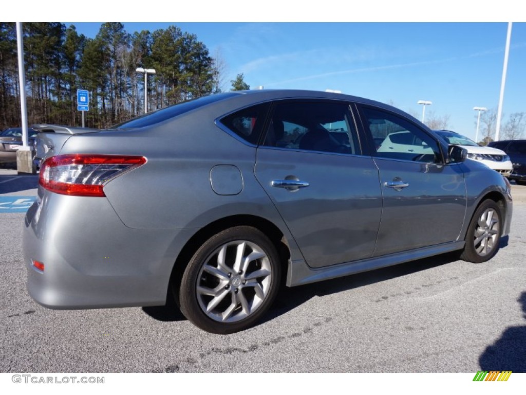 2014 Sentra SV - Brilliant Silver / Charcoal photo #5