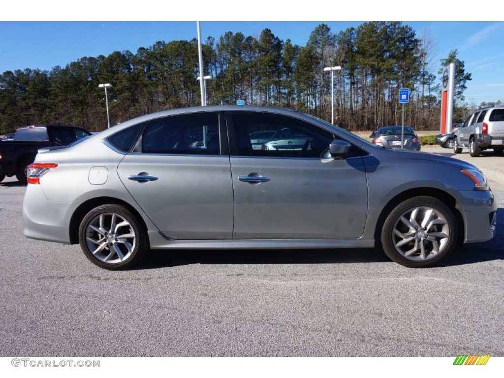 2014 Sentra SV - Brilliant Silver / Charcoal photo #6