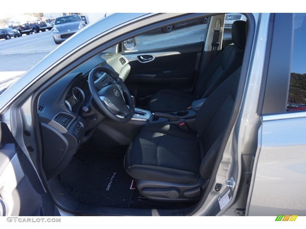 2014 Sentra SV - Brilliant Silver / Charcoal photo #8