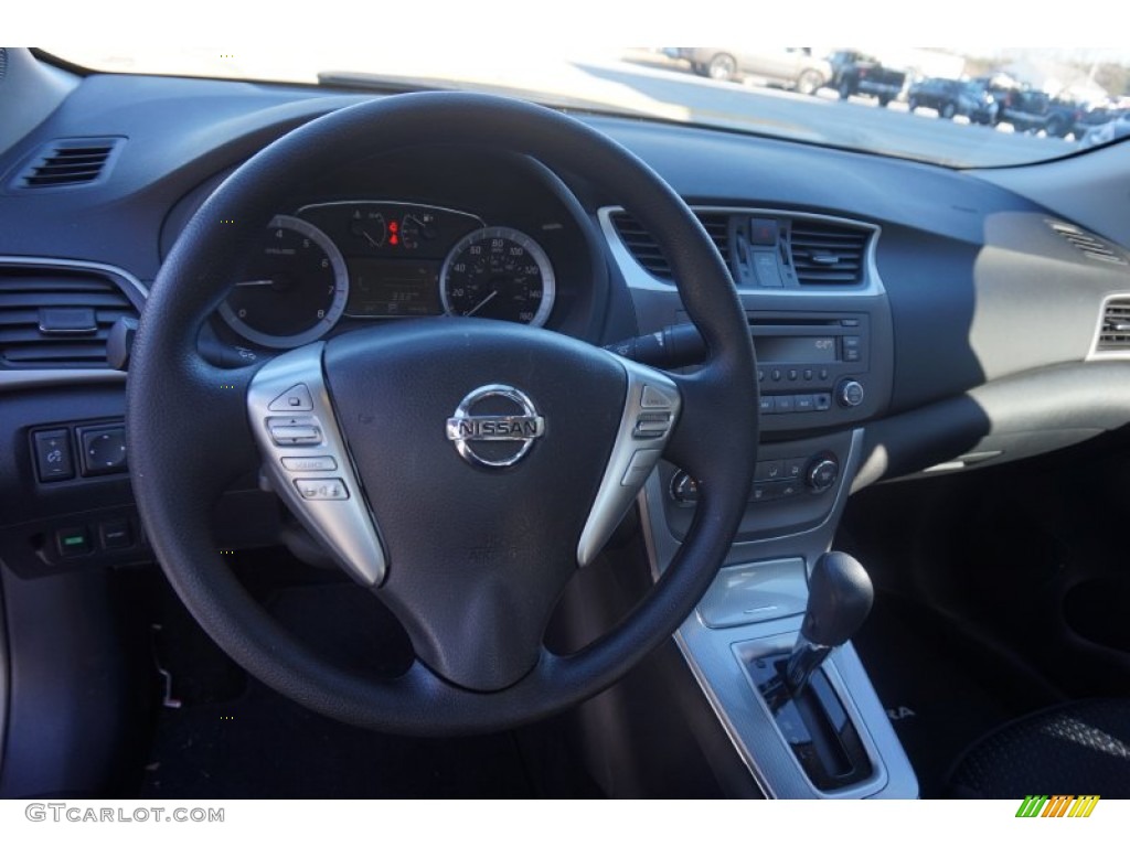 2014 Sentra SV - Brilliant Silver / Charcoal photo #9