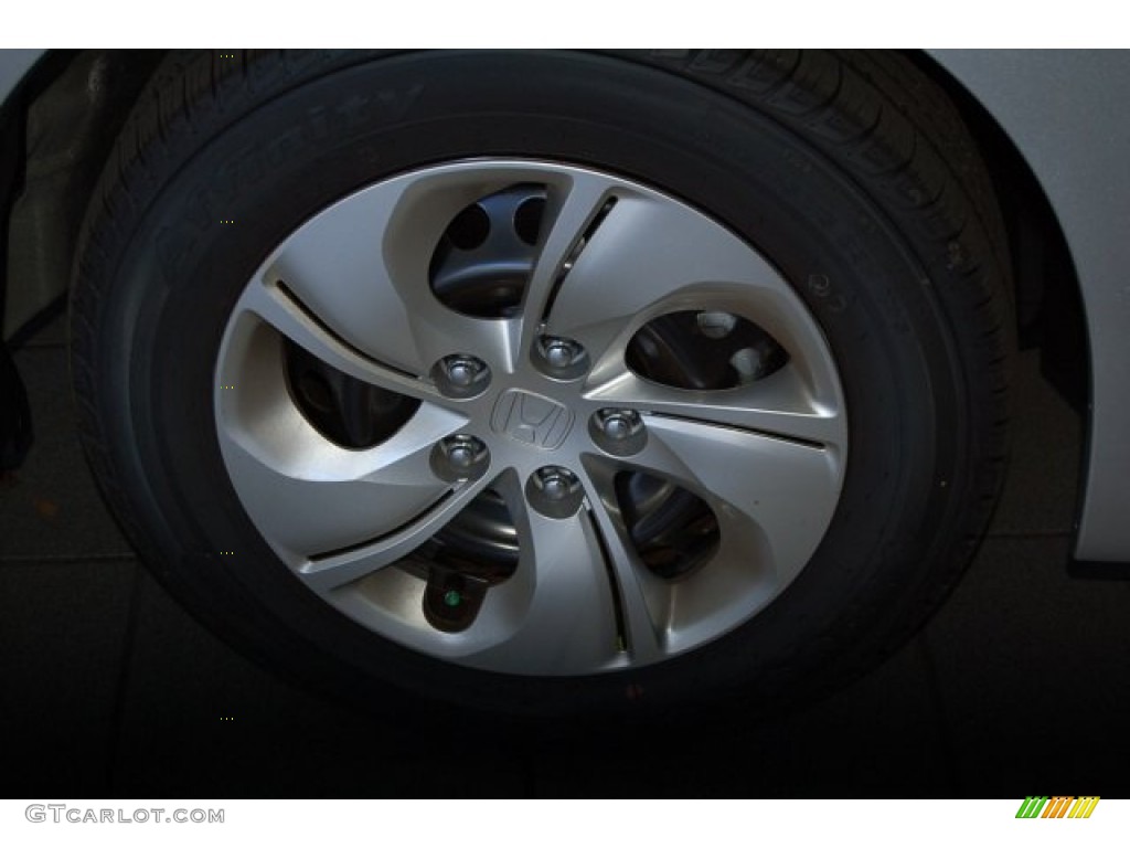 2015 Civic LX Sedan - Alabaster Silver Metallic / Gray photo #4