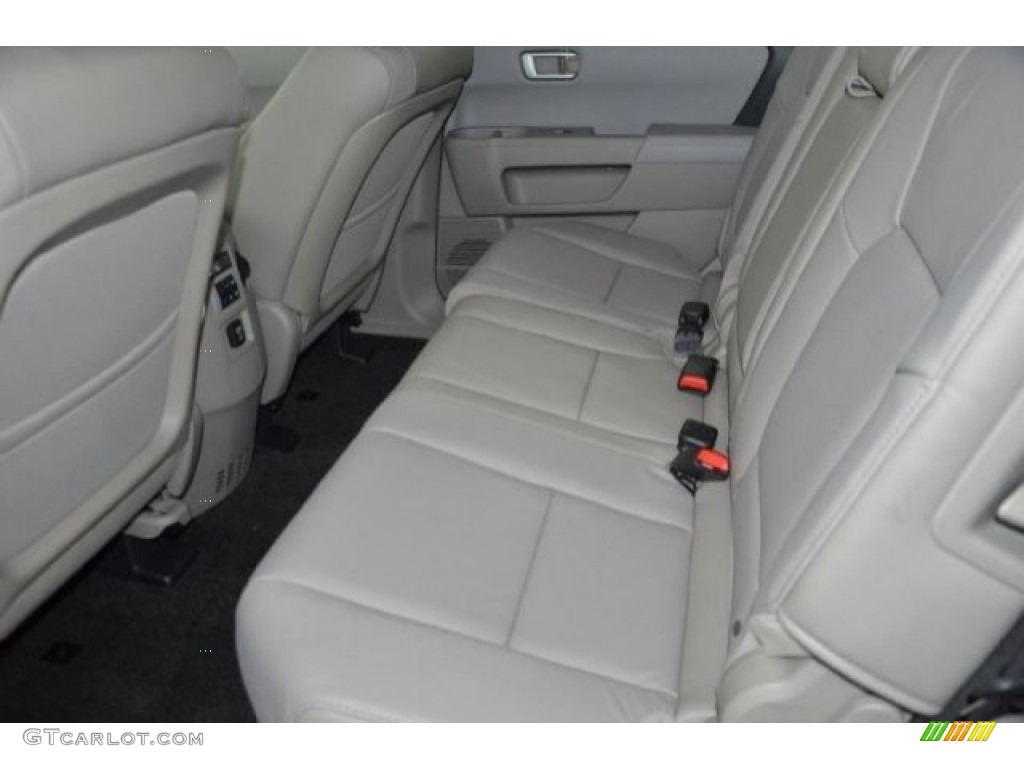 2015 Pilot EX-L - Alabaster Silver Metallic / Gray photo #23