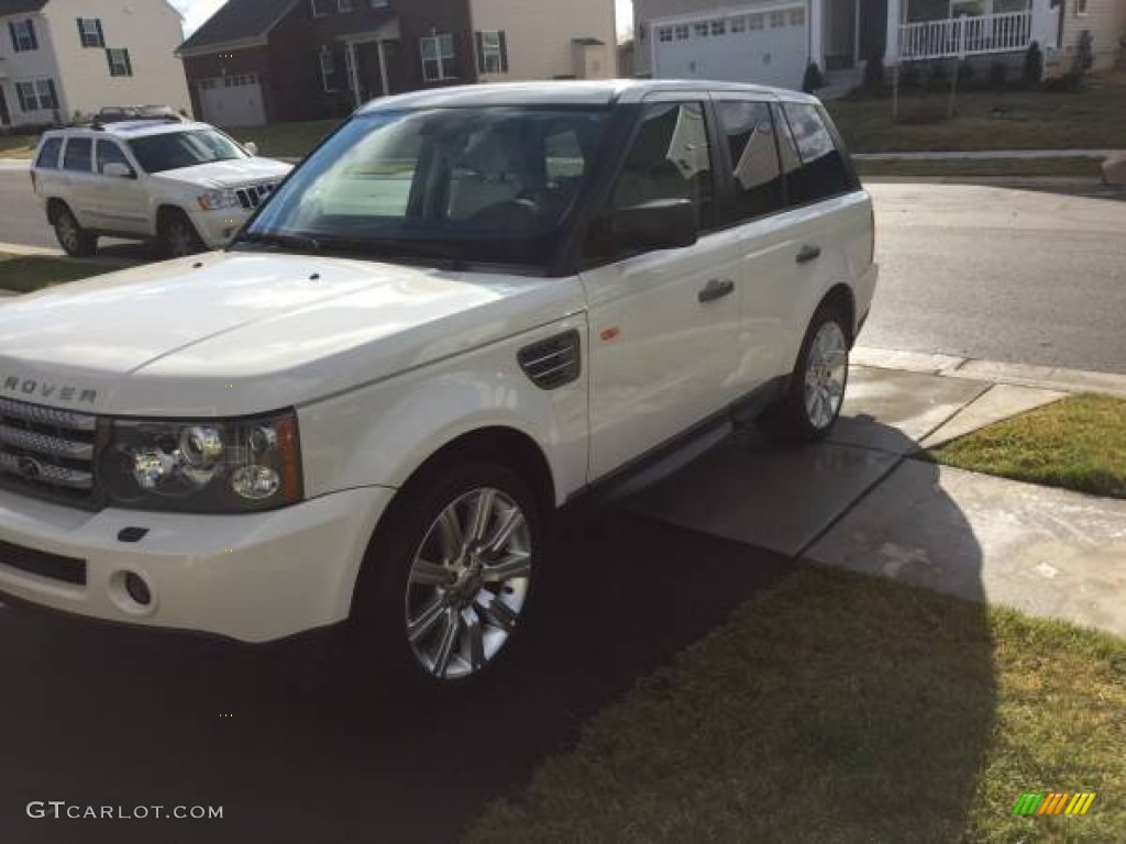2008 Range Rover Sport Supercharged - Alaska White / Ivory photo #1