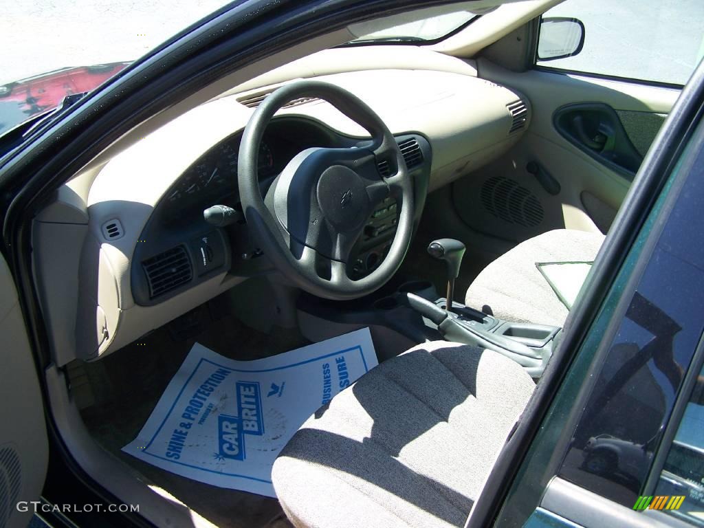 2004 Cavalier Sedan - Dark Green Metallic / Neutral photo #6