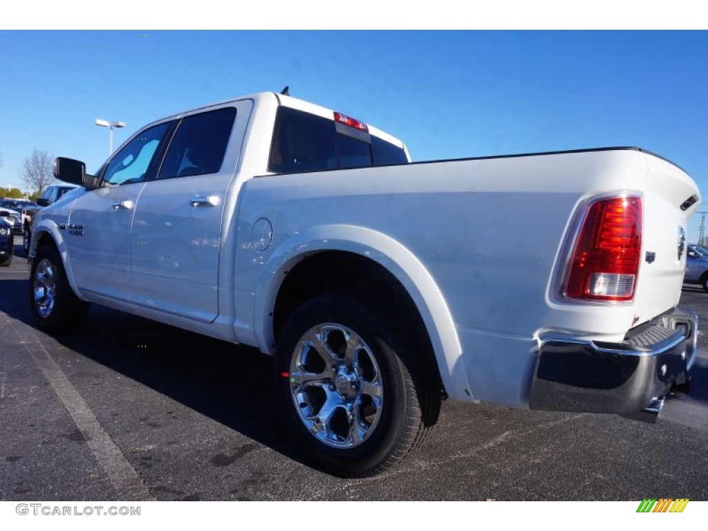 2015 1500 Laramie Crew Cab - Bright White / Black photo #2