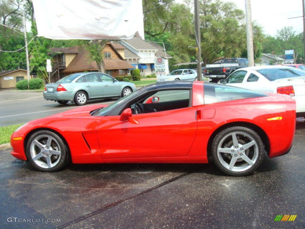 2005 Corvette Coupe - Victory Red / Ebony photo #1