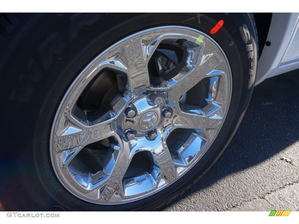 2015 1500 Laramie Crew Cab - Bright White / Black photo #5