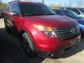 2015 Ruby Red Ford Explorer XLT  photo #1