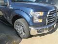 2015 Blue Jeans Metallic Ford F150 XLT SuperCrew  photo #2