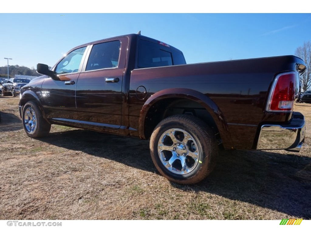 2015 1500 Laramie Crew Cab 4x4 - Western Brown / Canyon Brown/Light Frost photo #2