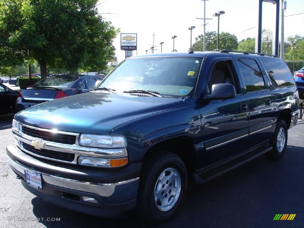 2005 Suburban 1500 LS 4x4 - Bermuda Blue Metallic / Gray/Dark Charcoal photo #1